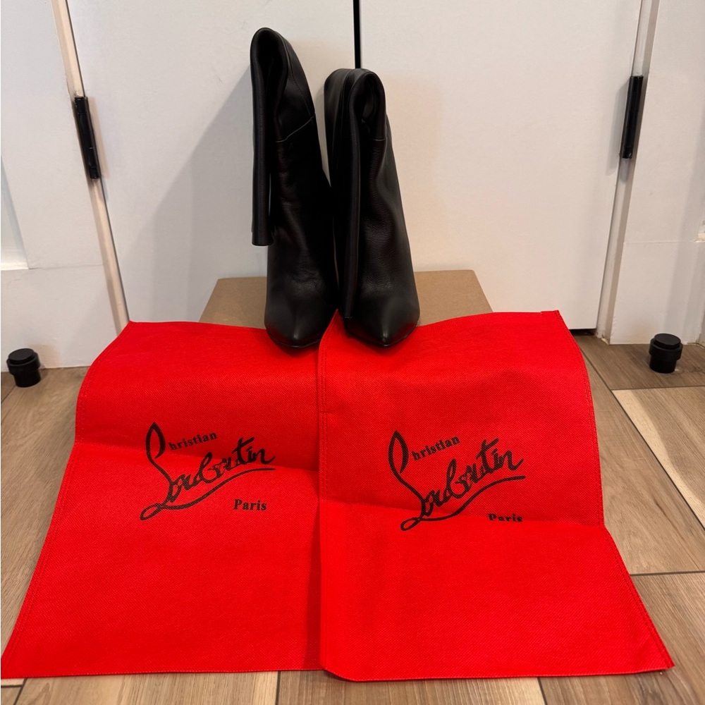 Christian Louboutin Black Heeled Boots